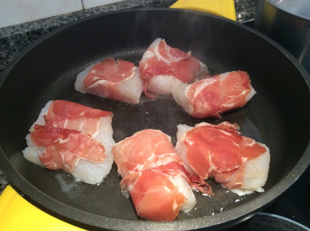 Treska so šunkou (Bacalao con jamón) - obrázok 2