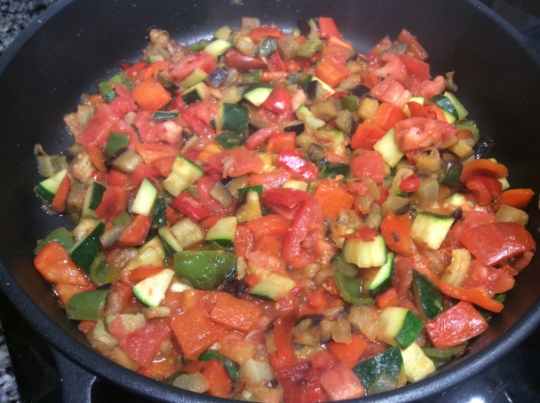 Treska na zelenine (Bacallà amb samfaina) (fotorecept) - obrázok 3