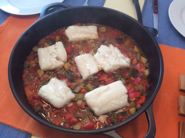 Treska na zelenine (Bacallà amb samfaina) (fotorecept) - obrázok 4