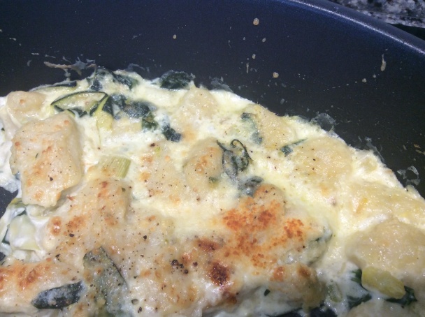 Gnocchi s cuketou, špenátom a mascarpone (fotorecept) - obrázok 7