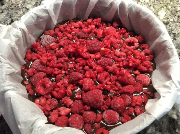 Čokoládový koláč s malinami (fotorecept) - obrázok 4