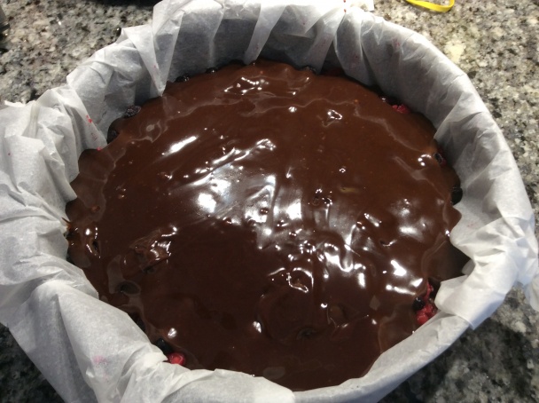 Čokoládový koláč s malinami (fotorecept) - obrázok 5