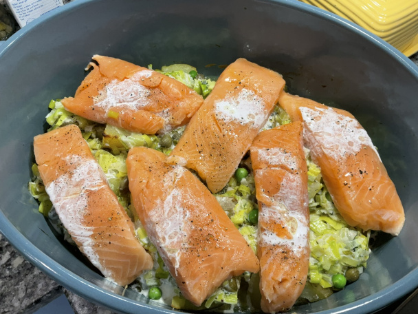 Losos s pórom a kaparami (fotorecept) - obrázok 4