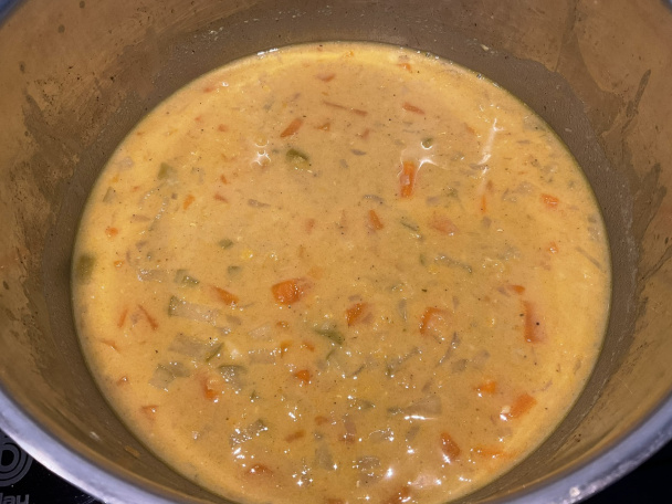 Polievka zo sladkých zemiakov s jablkom (fotorecept) - obrázok 3