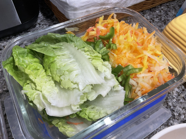 Vietnamské šalátové wrapy s hovädzím mäsom (fotorecept) - obrázok 4