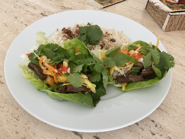 Vietnamské šalátové wrapy s hovädzím mäsom (fotorecept) - obrázok 5