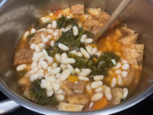 Fazuľová polievka ribollita z Toskánska (fotorecept) - obrázok 3