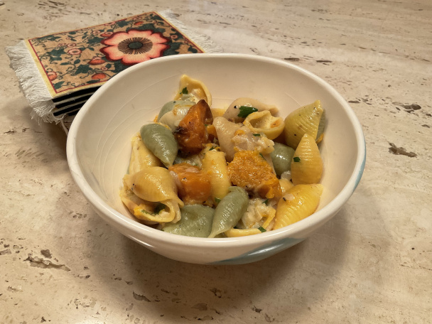 Cestoviny s pečenou tekvicou (fotorecept) - obrázok 4