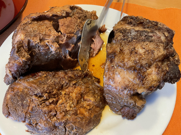 Trhané bravčové mäso Pulled pork (fotorecept) - obrázok 4