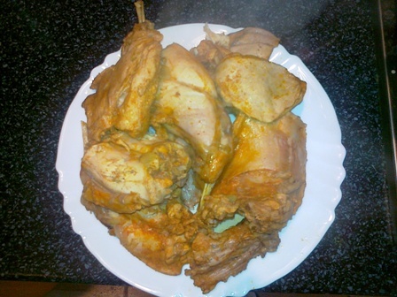 Zajac na paprike s cestovinou - obrázok 3