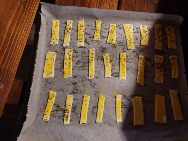 Slané tyčinky z lístkového cesta - obrázok 4