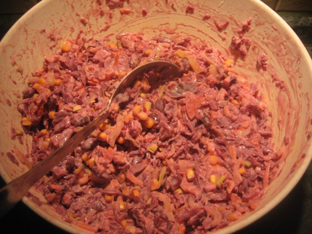 Zeleninový šalát so syrom - obrázok 3