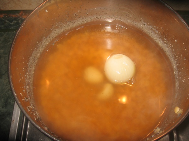 Lacná hrachová polievka - obrázok 1