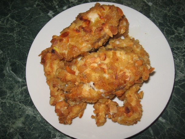 Ryba v chipsoch s mandľami - obrázok 4