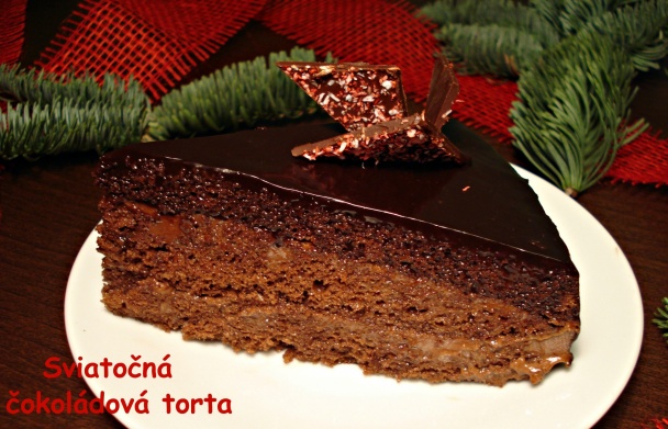 Sviatočná čokoládová torta (fotorecept) - obrázok 14