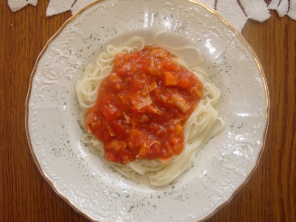 Špagety ala čo špajza dala (rajčinkové) - obrázok 3