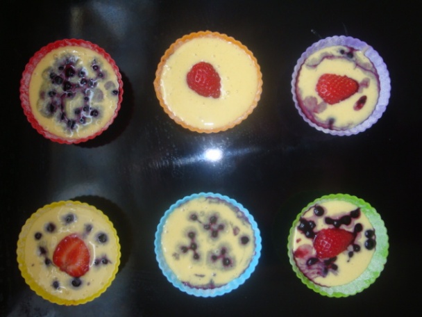 Ovocné muffinky - obrázok 2