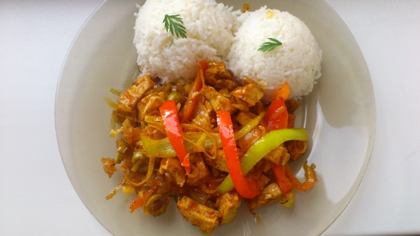 Tofu s karí - obrázok 3