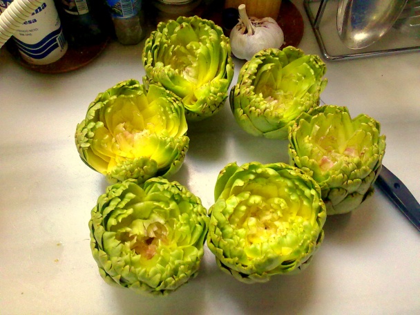 Artičoky plnené mletým mäsom - obrázok 1