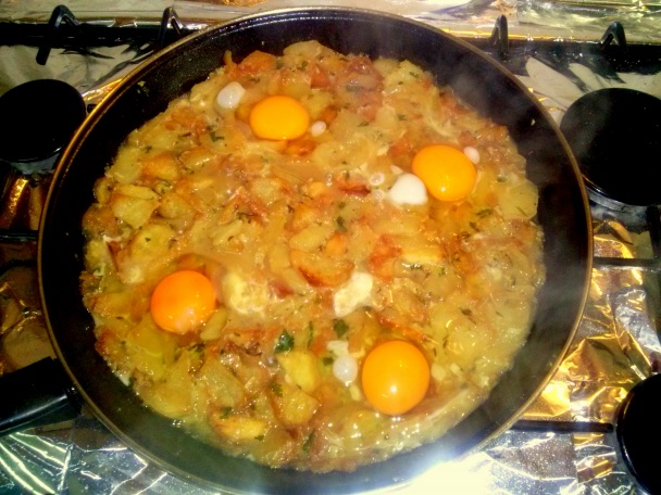 Cesnakové zemiaky s volským okom (fotorecept) - obrázok 5