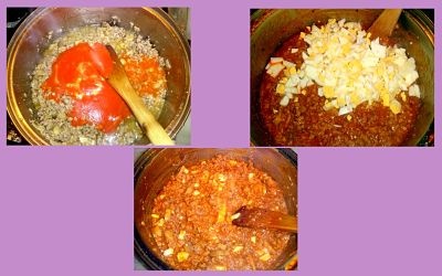 Nepečená roláda zo zemiakovej kaše s mletým mäsom (fotorecept) - obrázok 2