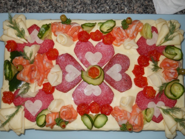 Slaná svadobná torta (fotorecept) - obrázok 9