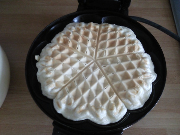 Vafle s jogurtovo - tvarohovou plnkou - obrázok 10