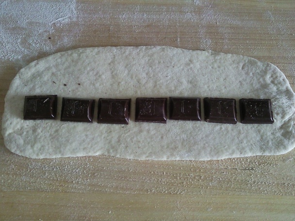 Parená lekvárová knedľa s čokoládou - obrázok 6