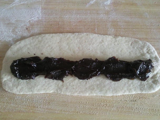 Parená lekvárová knedľa s čokoládou - obrázok 7