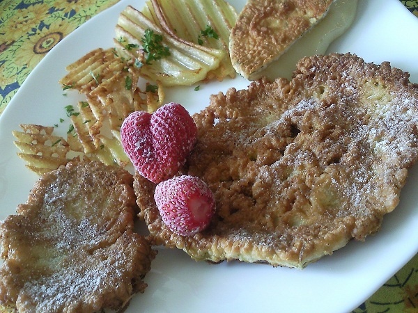 Vyprážaná baza v palacinkovom cestíčku - obrázok 5