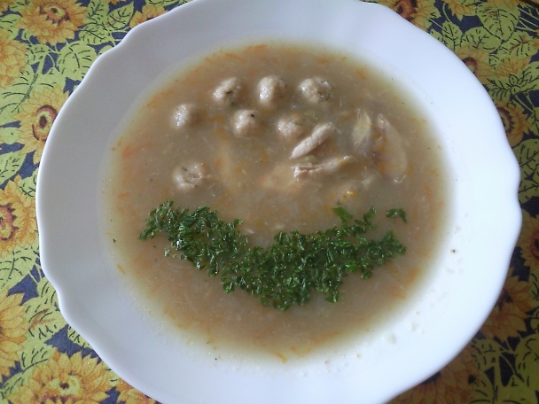 Kuracia guľková polievka - obrázok 11