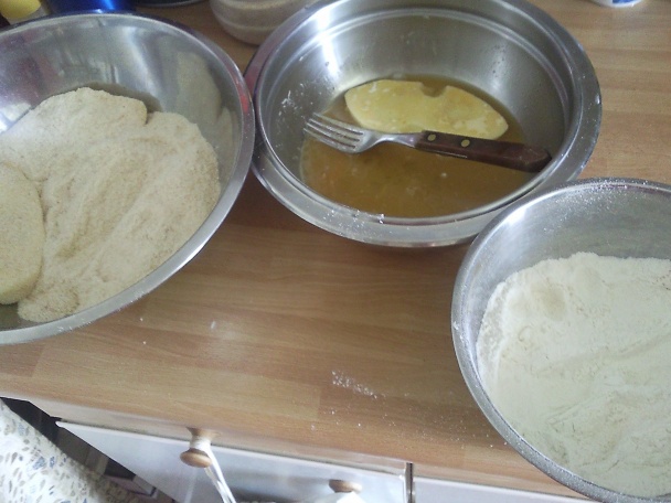 Vyprážaný patizón a žltá fazuľka struková - obrázok 2