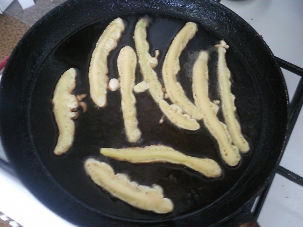 Vyprážaný patizón a žltá fazuľka struková - obrázok 6