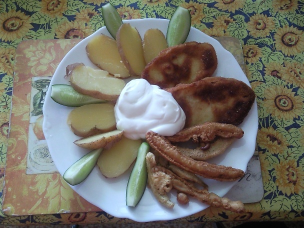 Vyprážaný patizón a žltá fazuľka struková - obrázok 9