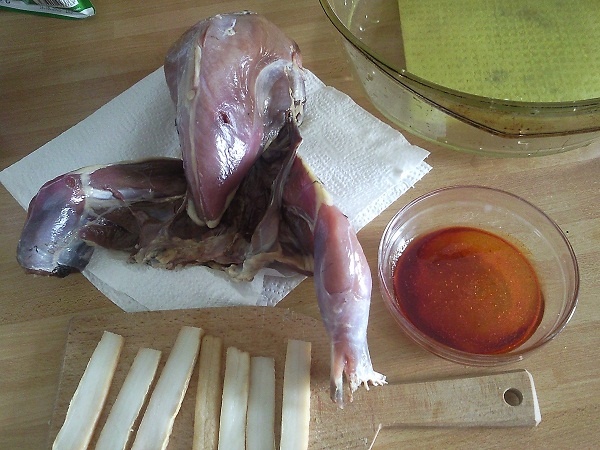 Bažantie mäso pečené - obrázok 1