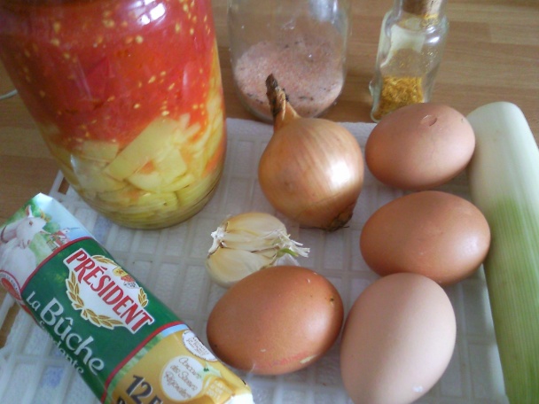 Zeleninové lečo so stratenými vajíčkami (fotorecept) - obrázok 1