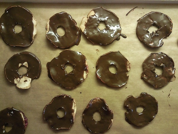 Sušené jablká v čokoláde (fotorecept) - obrázok 4