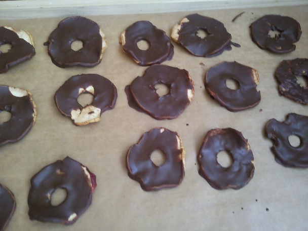 Sušené jablká v čokoláde (fotorecept) - obrázok 5