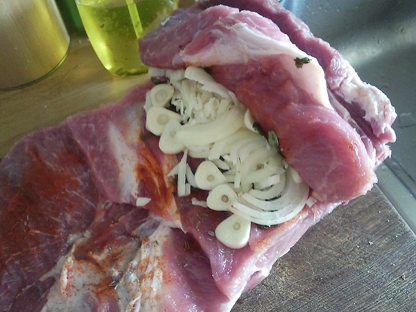 Pečená bravčová krkovička (fotorecept) - obrázok 2