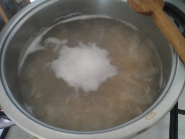 Domáce rezance so špenátom a syrom (fotorecept) - obrázok 3