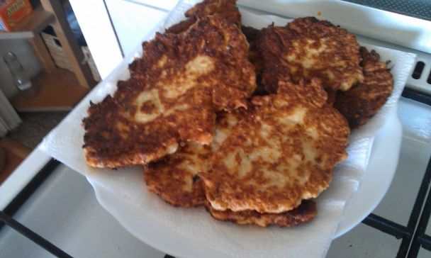 Placky z patizónu, brokolice a syra - obrázok 3