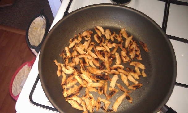 Dusené sójové mäso na zelenine (fotorecept) - obrázok 1