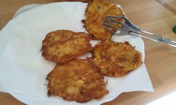 Zemiakovo-tekvicové placky s kukuričným škrobom (fotorecept) - obrázok 3