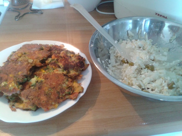 Zeleninové placky so syrom bez múky - obrázok 3