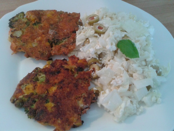 Zeleninové placky so syrom bez múky - obrázok 4