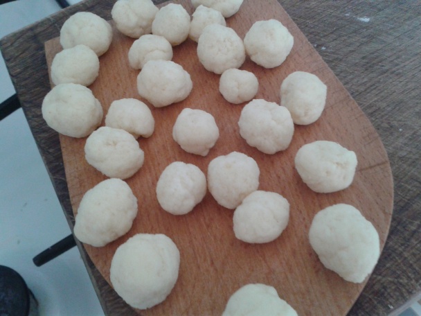 Kysnuté halušky - guľky (fotorecept) - obrázok 3