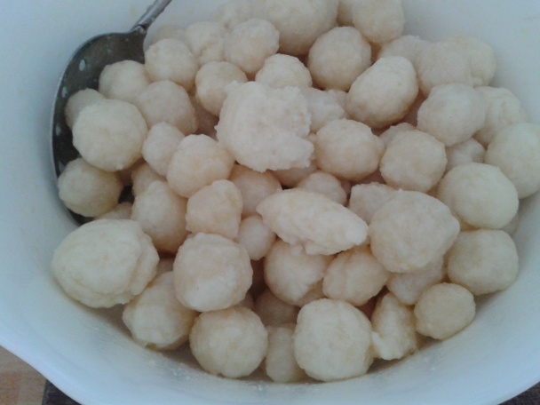 Kysnuté halušky - guľky (fotorecept) - obrázok 5