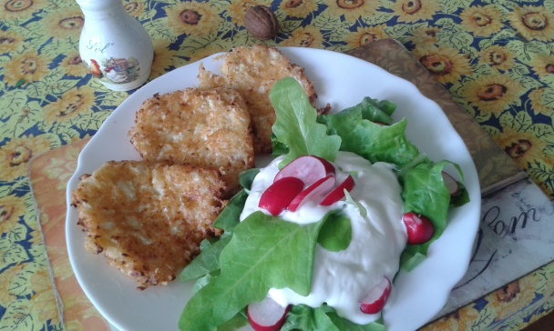 Karfiolovo-syrové placky - obrázok 4