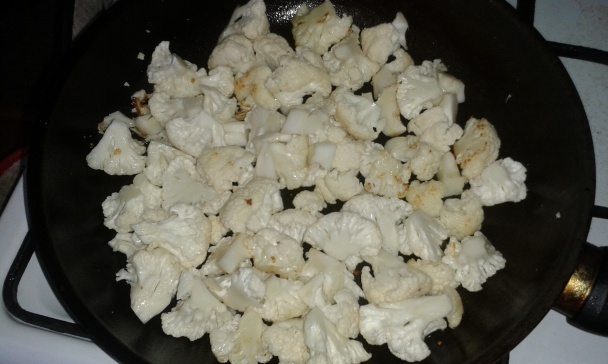 Karfiol opekaný na panvici (fotorecept) - obrázok 1