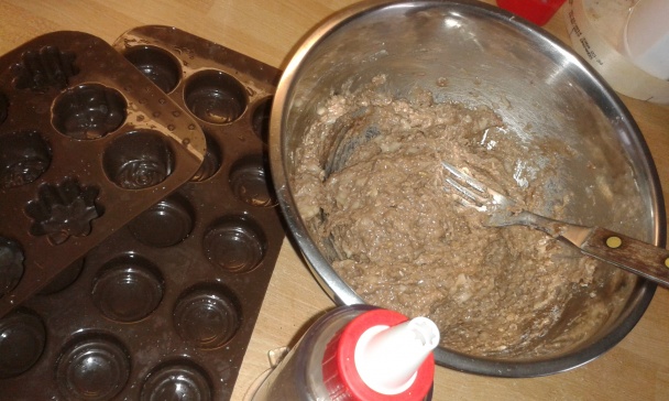 Banánovo-orechové oválky v čokoláde (fotorecept) - obrázok 2